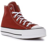 CONVERSE A06896C Todo Estrella Levantar Plataforma Ritual Marrón Talla 3-8