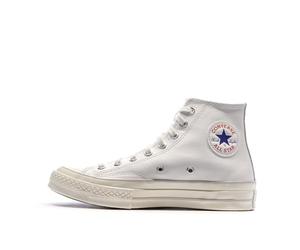 Converse A07201C Chuck 70 - Zapatillas planas de piel para hombre, de algodón, talla L, Blanco, 10.5 Women/8.5 Men