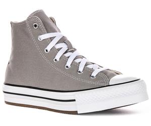 Converse A07346C CT All Star Lace Up Para Niños Trainer En Gris EU 36-41
