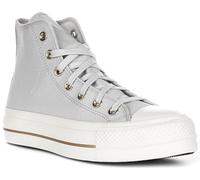 Converse A08237C Ct All Star Lift Hi Platform Zapatillas de mujer, gris luminoso (ral 7035), 37 EU