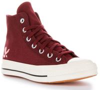Converse A09164C Chuck 70 Hi Scribble Logo Zapatilla Burdeos Mujeres UK 4 - 8