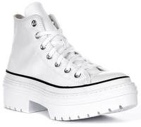 CONVERSE A10364C Todo Estrella Mangos Tacón Plataforma Mujer Botas Blanco GB 3 -