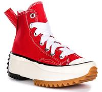 CONVERSE A10421C Run Estrella Hike Hi Plataforma Unisex Trainer Rojo Blanco GB 3
