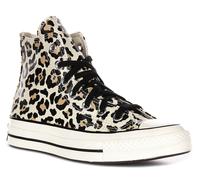 Converse A10688C Puntos Altos Feliz Día Lona Mujeres Trainer Negro Rosa EU 36-42