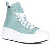Converse A10703C CT Hi All Star Con Cordones Para Niñas En Menta UK 3 - 7