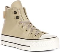 Converse A11158C ALL STAR Hi Lace Up Zapatillas Para Mujeres Crema UK 3 - 8