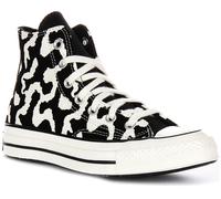 Converse A12350C Chuck 70 Leopardo Hi Top Para Mujeres En Negro Blanco UK 4 - 8