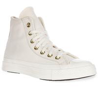 Converse A12555C Chuck Taylor Entrenador Para Mujeres En Blanco Dorado EU 36-42