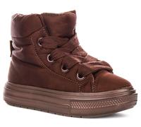 Converse A12940C Chuck Hecho a Medida Cordones Mujer Botines En Marrón UK 3-6