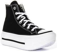 Converse A12975C CT As Push Up Plataforma Mujer Zapatillas Negro Blanco EU 36-42