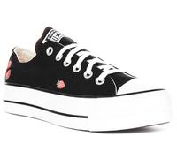 Converse A14935C Ct As Lift Ox Strawberry - Zapatillas bajas para mujer, Negro/Rojo, 40 EU