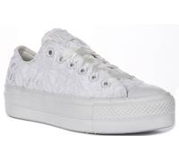 Converse A15005C Ct As Ox Crochet Star Lace Up Mujer Trainer En Blanco EU 36-41