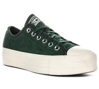 Converse A15533C Chuck Taylor Lift Lace Up Mujeres Trainer En Verde EU 36-42