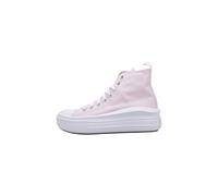 Converse A15857C All Star Chuck Taylor Move Hi, zapatos de mujer de lona, rosa (New Found Bloom), suela plataforma blanca, Rosa, 38.5 EU