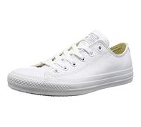 Converse All Star Ox Leather Zapatillas Blancas Monocromas-UK 6.5
