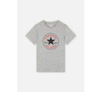 CONVERSE Camiseta 'CHUCK PATCH' grafito / gris moteado / rojo, Talla 92-98