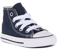 CONVERSE Ashi Core Bebés Cordones Alto Zapatillas Unisex Azul Marino Talla 3-10