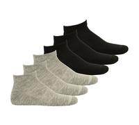 Converse Calcetines de Hombre 6er Paquete - Cuartos, Monocromo, Logo