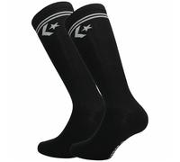 Converse Calcetines unisex adulto S7017577-E1025W algodón blanco, Negro, 39-42