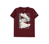 CONVERSE Camiseta '3 SHOE' azul oscuro / rojo oscuro / negro / blanco 92-98 azul oscuro / rojo oscuro / negro / blanco