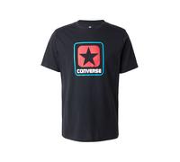 CONVERSE Camiseta azul cielo / rojo oscuro / negro L azul cielo / rojo oscuro / negro