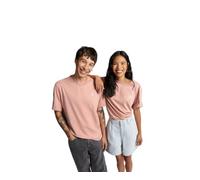 Converse Camiseta de Manga Corta Unisex Classic Fit Left Chest Star Chevron Rosa, Talla XS