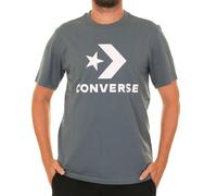Converse - Camiseta para hombre, color gris, azul, XXL