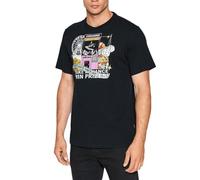 Converse - Camiseta para hombre, color negro, Negro , L