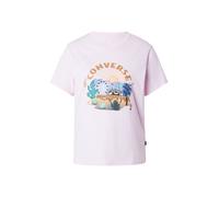 CONVERSE Camiseta 'SOUNDCHECK' camelo / lila claro / rosé / negro M camelo / lila claro / rosé / negro