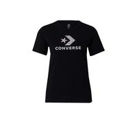 CONVERSE Camiseta 'STAR CHEVRON INFILL' gris claro / esmeralda / rosa / negro M gris claro / esmeralda / rosa / negro