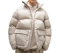 Converse - Chaqueta de plumas para hombre, color beige, beige, S