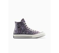 Converse Chuck 70 Faux Snakeskin Suede Zapatillas Altas en Malva Piedra/garza, Talla EU 36.5 Malva Piedra/garza EU 36.5
