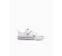 Converse Chuck Taylor All Star 2V Tdlr/Yth Canvas Zapatillas Corte Bajo para Hombres en Blanco/granate, Talla EU 20 Blanco/granate EU 20