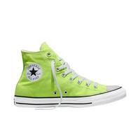 Converse Chuck Taylor All Star Canvas High - Zapatillas de Lona para Mujer, Ligeras, Transpirables, clásicas, con Suela de Goma con Buena tracción, Modelo Culto, A15951C, Color Verde neón