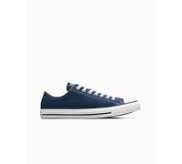 Converse Chuck Taylor All Star Classic Canvas Zapatillas Corte Bajo en Azul Marino, Talla EU 45 Azul Marino EU 45