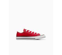 Converse Chuck Taylor All Star Classic Canvas Zapatillas Corte Bajo en Rojo, Talla EU 35 Rojo EU 35