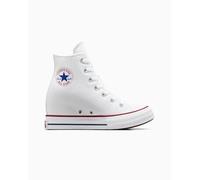 Converse Chuck Taylor All Star Classic Wedge Platform Canvas Zapatillas Altas para Mujeres en Blanco/rojo, Talla EU 37.5 Blanco/rojo EU 37.5