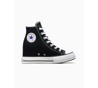 Converse Chuck Taylor All Star Classic Wedge Platform Canvas Zapatillas Altas para Mujeres en Negro/rojo, Talla EU 38 Negro/rojo EU 38