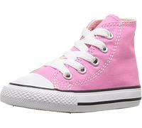 Converse 7J234C, Zapatillas Altas de Tela Infantil, Rosa, 21 EU