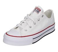 Converse Zapatillas Chuck Taylor All Star EVA Lift Foundation Ox Plataforma Blanco Talla 37