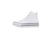 Converse Chuck Taylor All Star EVA Lift Leather, Sneaker, White Natural Ivory Black, 27 EU
