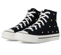 Converse Chuck Taylor All Star Eva Lift - Tenis de Plataforma para Mujer, Negro/Blanco Vintage/Garceta, 5.5 Big Kid