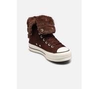 Converse Chuck Taylor All Star Fold-Over Lift Platform X-Hi Faux Fur 41 Marrón