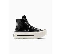Converse Chuck Taylor All Star Lift Double Stack Platform Patent Leather Zapatillas Altas para Mujeres en Black/egret, Talla EU 40 Black/egret EU 40