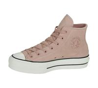 Converse Chuck Taylor All Star Lift Hi, Zapatillas de Ante, Color Rosa Dried Earth, Plataforma, Uso Diario (Sistema Tallas Calzado EU, Adulto, Mujer, Números, Mediano, 37)