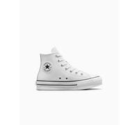 Converse Chuck Taylor All Star Lift Platform Leather Zapatillas Altas para Hombres en Blanco/marfil Natural, Talla EU 30 Blanco/marfil Natural EU 30
