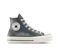 Converse Chuck Taylor All Star Lift Platform Sparkle - Tenis Altos para Mujer, Negro/Negro/Egret, 10.5 Women/8.5 Men