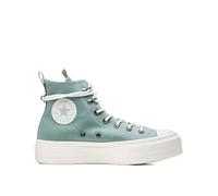 Converse Chuck Taylor All Star Lift Platform Utility Zapatillas Verde da Donna A08864C, verde, 36.5 EU