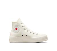 Converse Chuck Taylor All Star Lift Platform Y2K Heart Zapatillas Beige da Donna A09114C, Beige, 36 EU