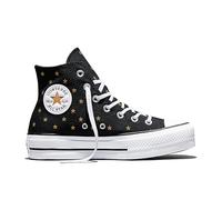 Converse Chuck Taylor All Star Lift Platform Embr 36 1/2 Negro